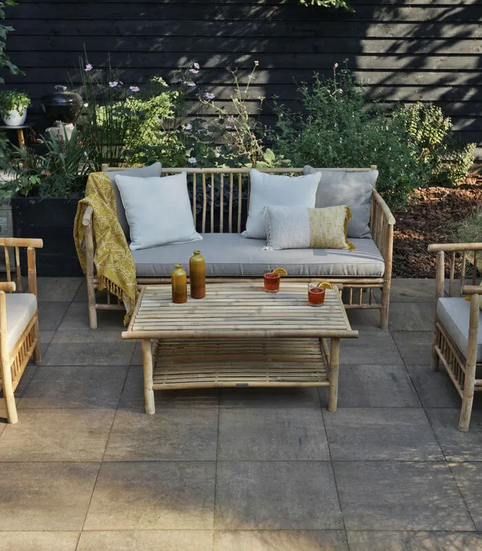 Exotan Loungeset Buiten - Bamboe - Bruin - 86x72x80 4 Exotan Loungeset Buiten - Bamboe - Bruin - 86x72x80 - Image 2