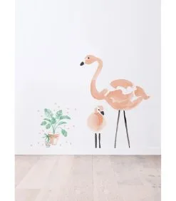 Lilipinso Muursticker Kinderkamer - Flamingo -Meubilair Geschäft 1d08841ba1674f49b0e7df0283616e10