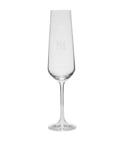Rivièra Maison Champagneglas RM Monogram Transparant - 200ML