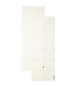 Rivièra Maison Set Van 2 Textiele Tafellopers, Plain - Whisper White - Wit - 150x50CM