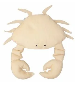 MX HOME Drijvende XL-buitenpoef Krabvorm Raffia-effect