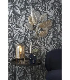 PRESENT TIME Muurkunst Alocasia Leaves - Metaal Met Mesh - 50x62x2cm -Meubilair Geschäft 1d6b2b81e4d34ab69c28a2035e951593