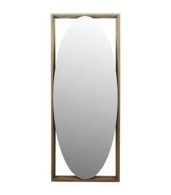 Rivièra Maison Spiegel Staand - La Defense Mirror - 220x90 Cm - Bruin