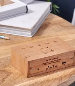 Gingko Flip Click Clock Wekker - Kersen/LED Wit 11 Gingko Flip Click Clock Wekker - Kersen/LED Wit -Meubilair Geschäft 1da0e86c53284d64ae58067afe09b40a