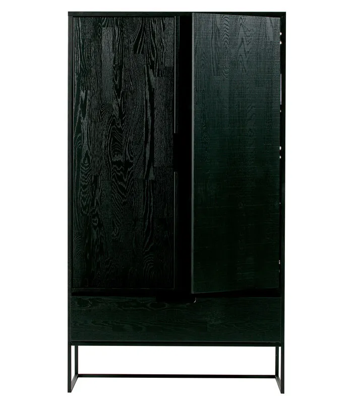 WOOOD Exclusive Exclusive Silas 2-Deurs Kast - Essen - Blacknight - 149x85x35 5 WOOOD Exclusive Exclusive Silas 2-Deurs Kast - Essen - Blacknight - 149x85x35 - Image 3