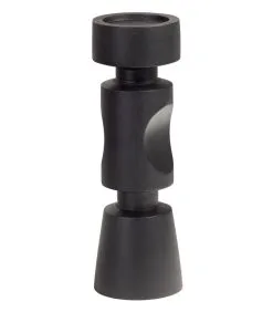 WOOOD Exclusive Midi Kandelaar - Mangohout - Zwart - 36x12x12