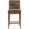 Rivièra Maison Riviera Maison Barkruk Met Rugleuning - Cape Breton Counter Stool - Bruin -Meubilair Geschäft 1f38a825cebb4319812345ff3203a408