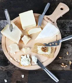 Boska Serveerplank Rond Amigo M - Met Handgreep - Bruin - ⌀ 23,4 Cm -Meubilair Geschäft 20381452b9a84291902bc39e2c3fd934