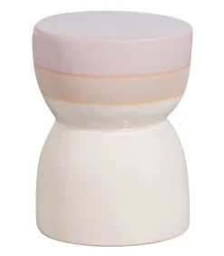 BePureHome Glazed Bijzettafel - Keramiek - Ashes - 43x33x33