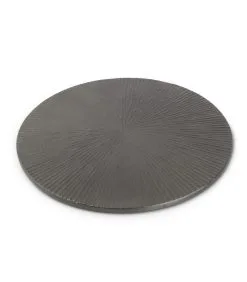 Salt & Pepper Onderzetter 20cm Geribbeld Zwart Charm