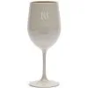Rivièra Maison Outdoor Wijnglas 375 Ml - RM Monogram - Beige - MS 1 Rivièra Maison Outdoor Wijnglas 375 Ml - RM Monogram - Beige - MS -Meubilair Geschäft 218c6ad99191478d932848e43ddadc73