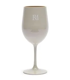 Rivièra Maison Outdoor Wijnglas 375 Ml - RM Monogram - Beige - MS