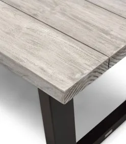 Rivièra Maison Tuintafel Hout - Bondi Beach Outdoor Dining Table - 220x100 Cm - Grijs