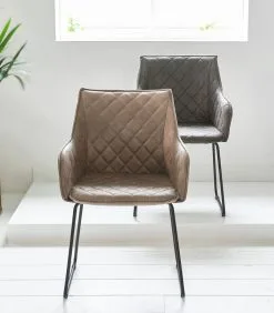 Rivièra Maison Eetkamerstoel Met Armleuning - Isco Drive Dining Armchair - Bruin -Meubilair Geschäft 248e1411220242789860177c9ea86863