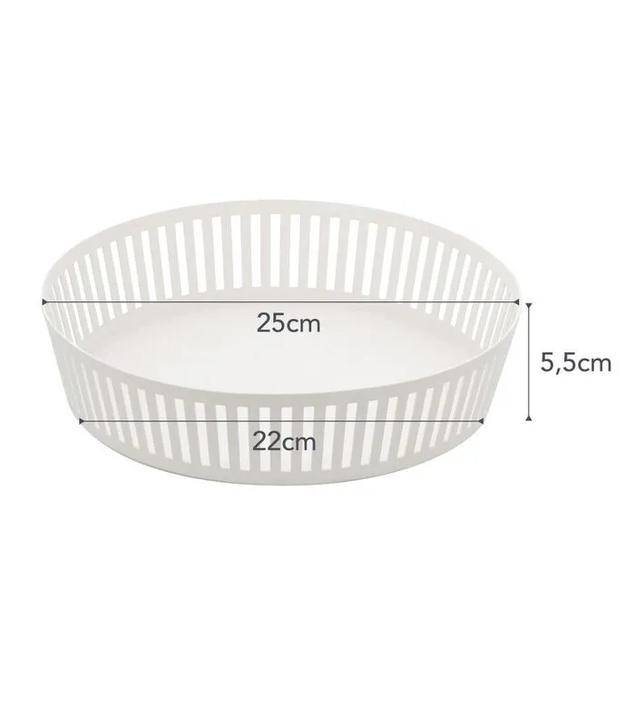 Yamazaki Fruit Basket Wide - Tower - White 6 Yamazaki Fruit Basket Wide - Tower - White - Image 4