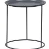 WOOOD Ivar Bijzettafel M - Metaal - Asphalt - 43x40x40 -Meubilair Geschäft 2563ab35810b43a49692dcafe2d592e3