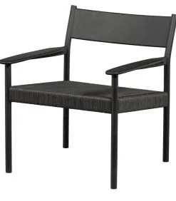 WOOOD Exclusive Exclusive Fauteuil Lael - Mango/Koord - Naturel/Zwart - 74x66x70