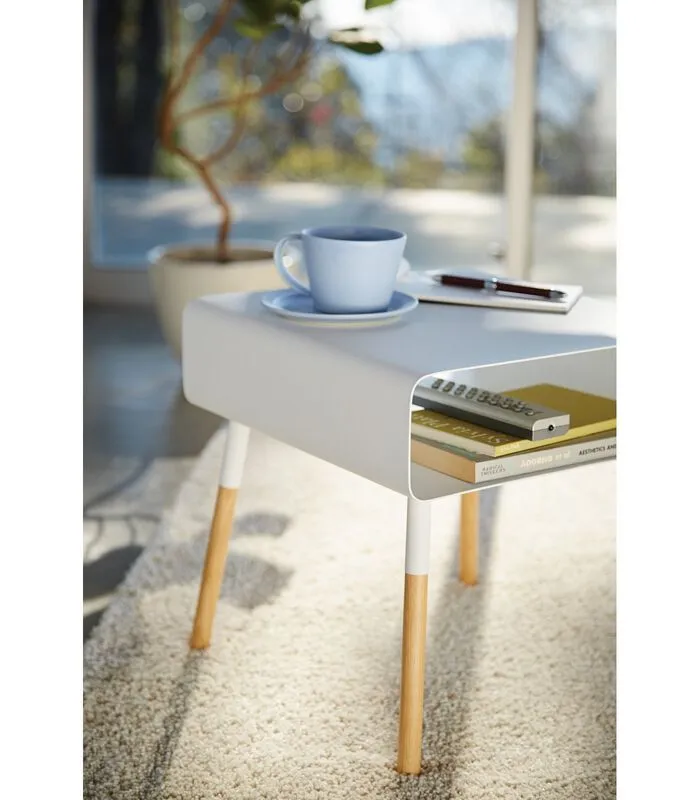 Yamazaki Low Side Table - Plain - White 6 Yamazaki Low Side Table - Plain - White - Image 4