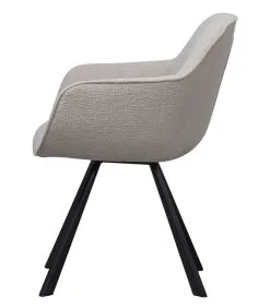 WOOOD Exclusive Juno Eetkamerstoel - Boucle - Zand - 79x58x58 -Meubilair Geschäft 2611921d28f24e4cb9fc16c620929d48