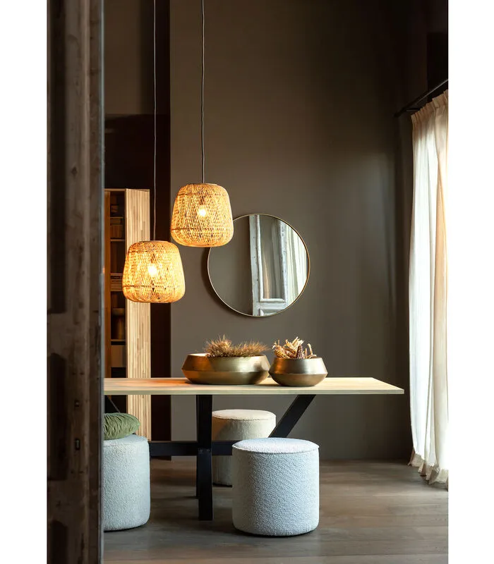 WOOOD Exclusive Doutzen Spiegel - Metaal - Goud - 80x80x5 5 WOOOD Exclusive Doutzen Spiegel - Metaal - Goud - 80x80x5 - Image 3