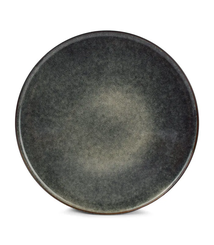 Salt & Pepper Plat Bord 26cm Groen/Blauw Stitch - (x4) 3 Salt & Pepper Plat Bord 26cm Groen/Blauw Stitch - (x4)