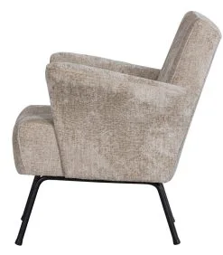 BePureHome Muse Fauteuil - Geweven Stof - Naturel - 77x73x70 -Meubilair Geschäft 277a3f9545604333beb0918eb5595a3d