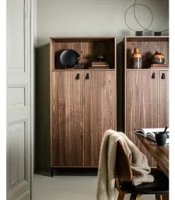 VTwonen Bookazine Boekenkast - Noten - Bruin - 173x81x35 -Meubilair Geschäft 28c01a238209481e91913387dcbd27cf