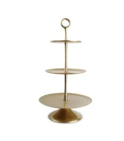 Salt & Pepper Serveertoren Decoratief 38xH68cm Goud Palace