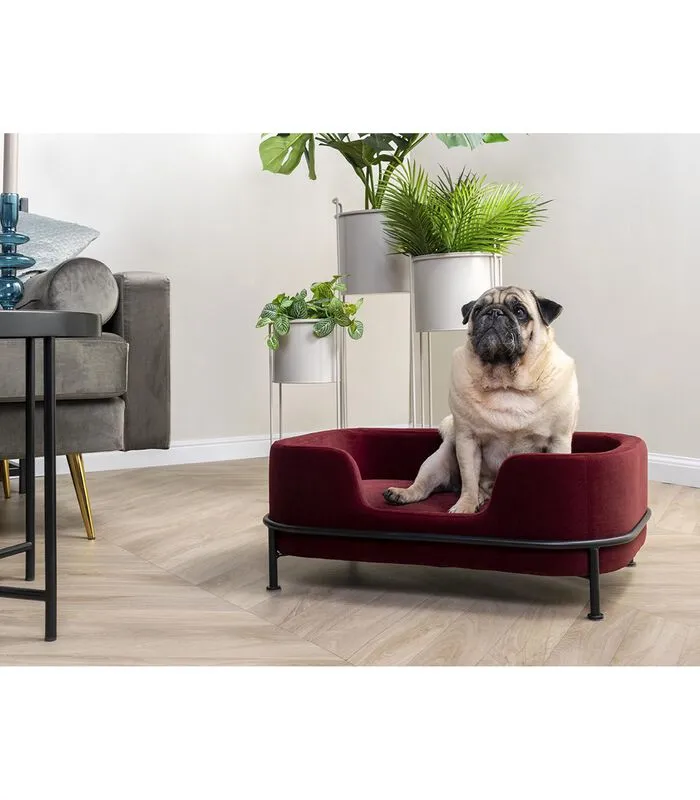 Leitmotiv Hondenmand Puffed - Velvet Kleibruin - 63x42x24,5cm 4 Leitmotiv Hondenmand Puffed - Velvet Kleibruin - 63x42x24,5cm - Image 2