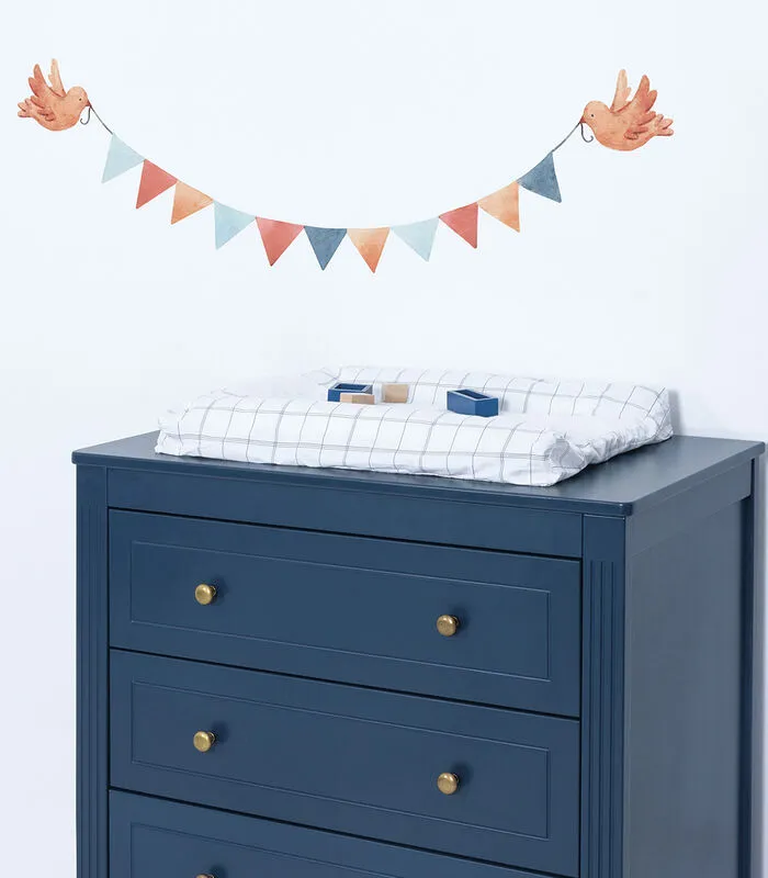 Lilipinso GENTLE FRIENDS Muursticker Kinderkamer - Wimpel En Vogelslinger 55x25cm 4 Lilipinso GENTLE FRIENDS Muursticker Kinderkamer - Wimpel En Vogelslinger 55x25cm - Image 2