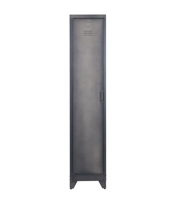 WOOOD Cas Lockerkast 1dr - Metaal - Zwart - 180x38x45,5 3 WOOOD Cas Lockerkast 1dr - Metaal - Zwart - 180x38x45,5