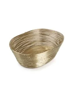 Salt & Pepper Draadmand 20,5x15xH7cm Goud Wire -Meubilair Geschäft 29b5ae7c6f164a98b2e5b555891a99a0