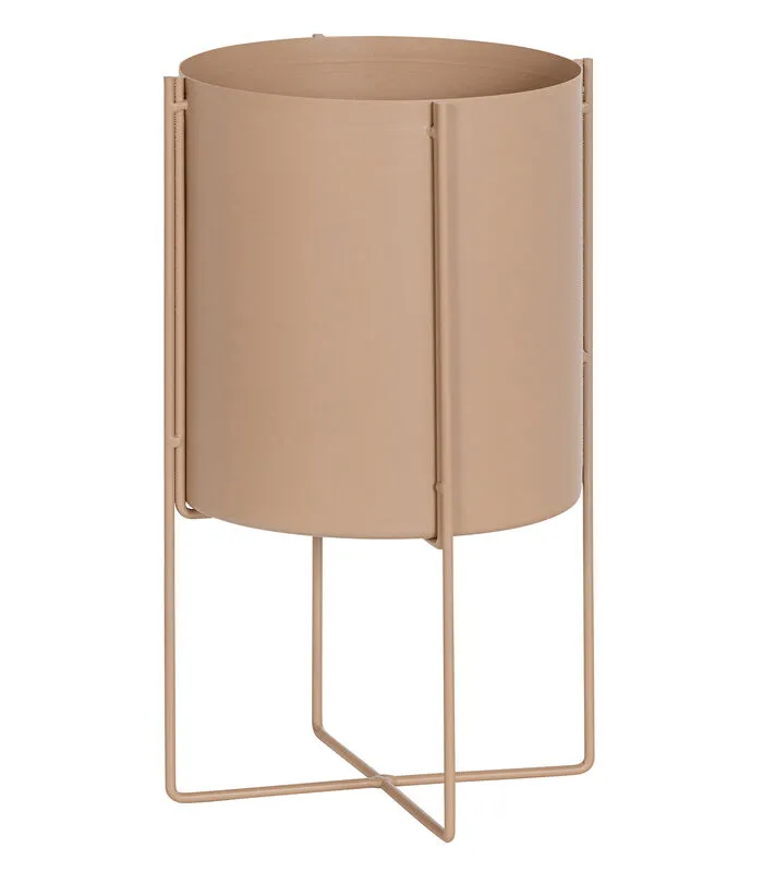 WOOOD Arda Plantenpot - Metaal - Toffee - 40x24x24 3 WOOOD Arda Plantenpot - Metaal - Toffee - 40x24x24