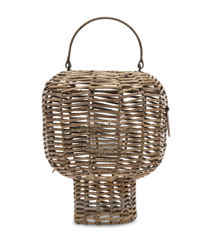 Rivièra Maison Lantaarn Rustic Rattan Herringbone Naturel 3 Rivièra Maison Lantaarn Rustic Rattan Herringbone Naturel