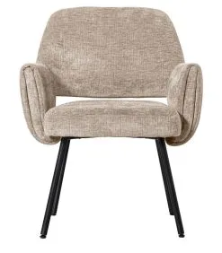 BASICLABEL Eetkamerstoel Silk - Polyester - Naturel - Set Van 2 -Meubilair Geschäft 2a4e7290019d48e6bc6f3a9e1ac44aa5