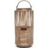 Rivièra Maison Lantaarn, Windlicht, Kaarsenhouder - Webbing - Bruin