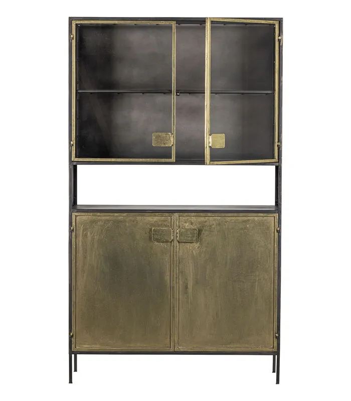 BePureHome Pack Vitrinekast - Metaal - Antique Brass- 190x110x38 6 BePureHome Pack Vitrinekast - Metaal - Antique Brass- 190x110x38 - Image 4