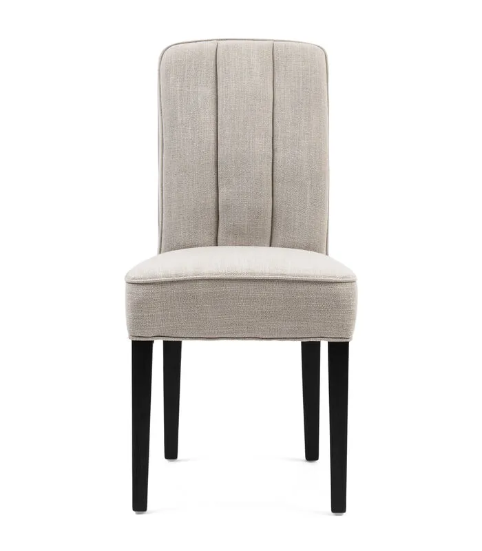 Rivièra Maison Eetkamerstoel - The Jade Dining Chair Mouliné - Linnen - Naturel 3 Rivièra Maison Eetkamerstoel - The Jade Dining Chair Mouliné - Linnen - Naturel