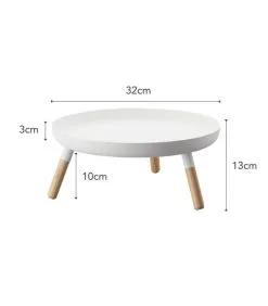 Yamazaki Plain Tray With Legs - White -Meubilair Geschäft 2ad6b08a03ba4357a07164964444324b