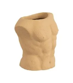 PRESENT TIME Bloempot Male - Bruin - 12x19,5x20,5 Cm -Meubilair Geschäft 2b027380344a42978b2c2e9c1af59cc5