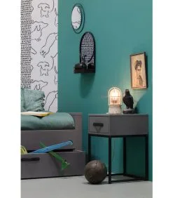 WOOOD Morris Nachtkast - Grenen - Leem - 52x35x35 -Meubilair Geschäft 2b23518f9d18433ead34e795f18d000d