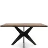 Rivièra Maison Riviera Maison Eettafel Vierkant - Falcon Crest Square Dining Table - 150x150 Cm - Zwart
