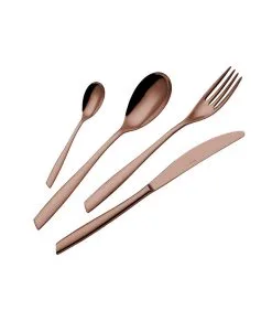 Eme Bestekset Eleven 18/10 24-delig Bruin 6-persoons