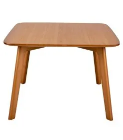 Leitmotiv Bijzettafel Bamboe - Bruin - 50x50x35 Cm