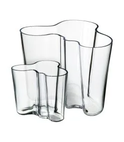 Iittala Alvar Aalto Collection Vaas Set 160+95mm Helder
