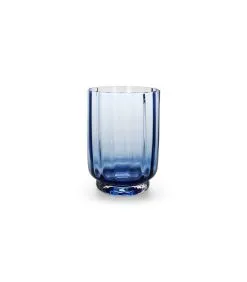Salt & Pepper Glas 41cl Blauw Linea - Set/4