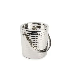 Salt & Pepper Ijsemmer 15xH16cm Patroon Zilver Bar