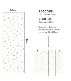 Lilipinso BRAYLYNN Behang - Kleine Bloemen Patroon -Meubilair Geschäft 300214452fd84c728ffe4a401693ad3c