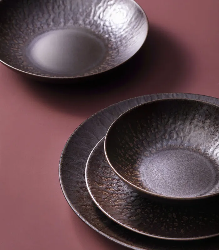 Palmer Bord Diep Coupe Ruston 17 Cm Bruin Stoneware 4 Stuk(s) 7 Palmer Bord Diep Coupe Ruston 17 Cm Bruin Stoneware 4 Stuk(s) - Image 5