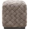 Rivièra Maison Riviera Maison Poef Vierkant - Room 48 Stool - 40x40 Cm - Bruin -Meubilair Geschäft 304339d2a18d44c3803731032d86886d